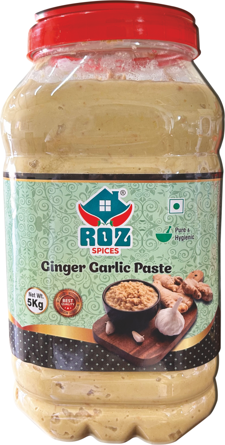 Roz Ginger Garlic Paste 5kg pouch